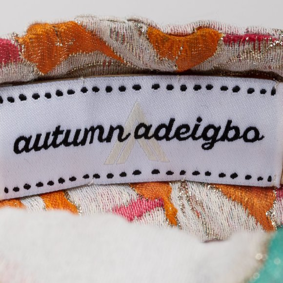 Autumn Adeigbo Floral Brocade Headband - Picture 5 of 6